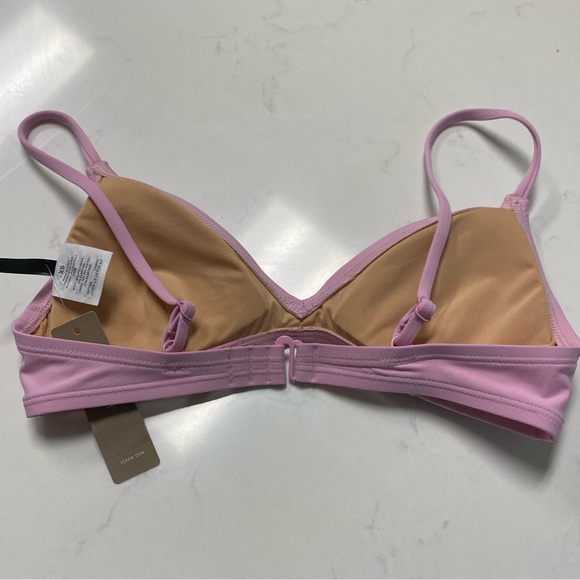 NWT J. Crew French Bikini Top, Pink - Picture 5 of 15